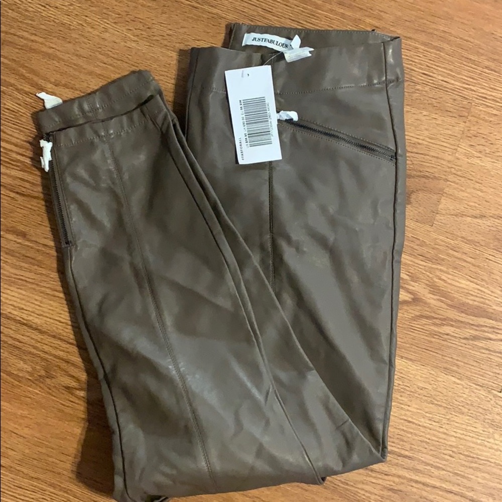 NWT pleather pants